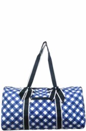 Quilted Duffle Bag-CHE2626/NAVY